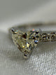 18K Hjärtslipad Diamantring – 1,02 ct Storlek 54