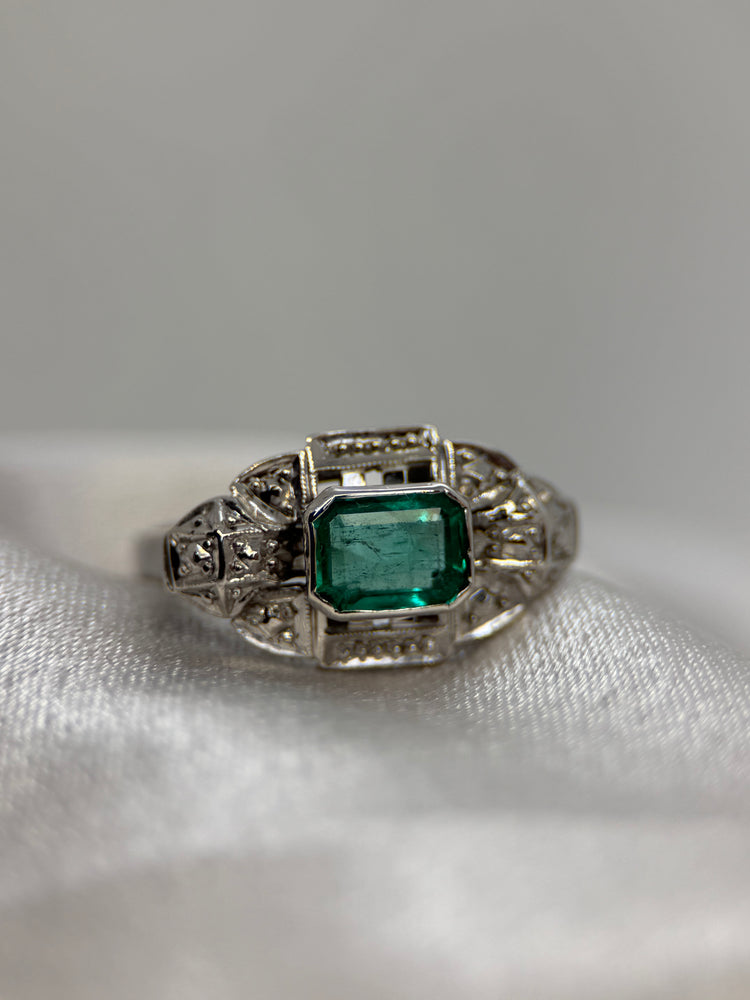 18K Smaragdring 1.50 ct – Storlek 54