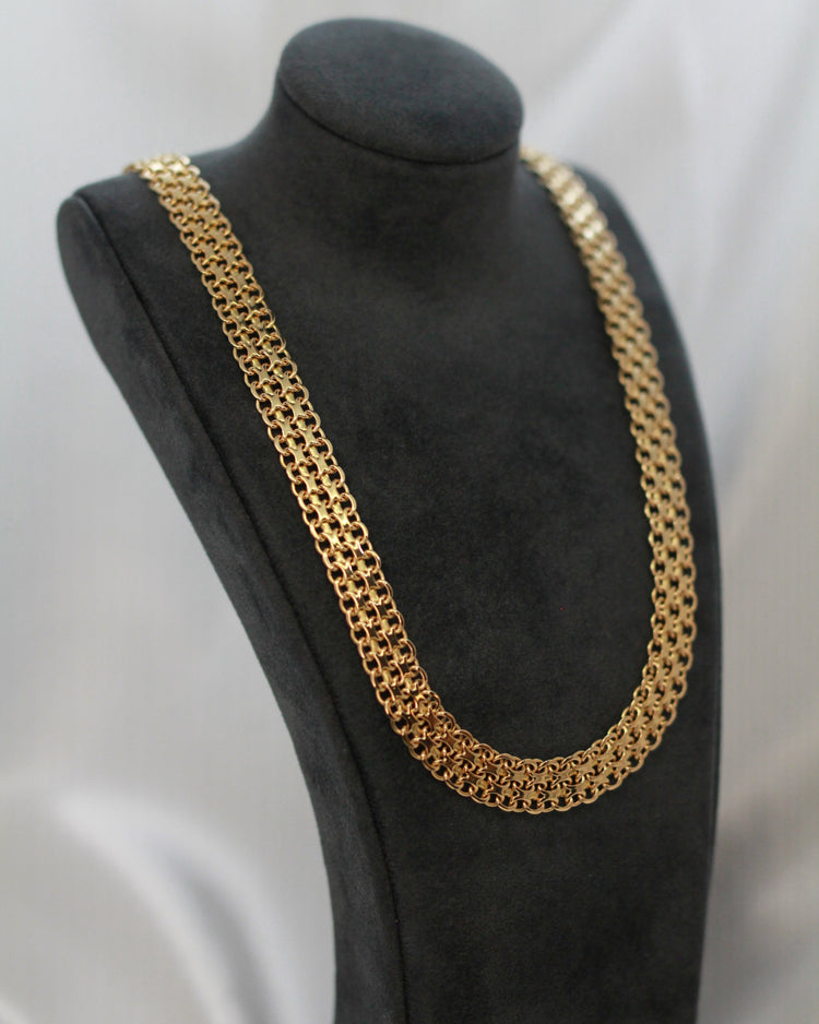 18K X-länk halsband 1965 - 40cm