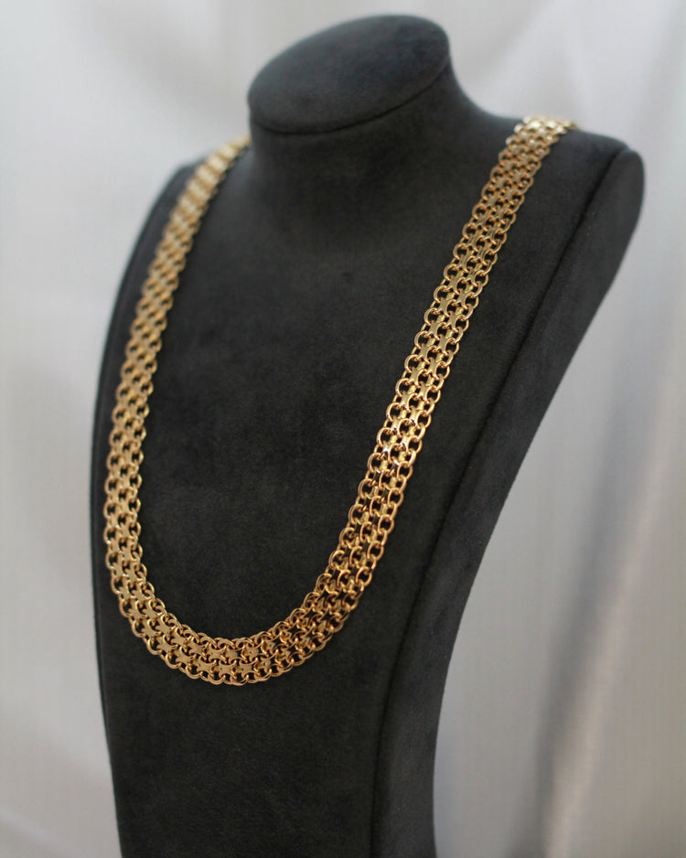 18K X-länk halsband 1965 - 40cm