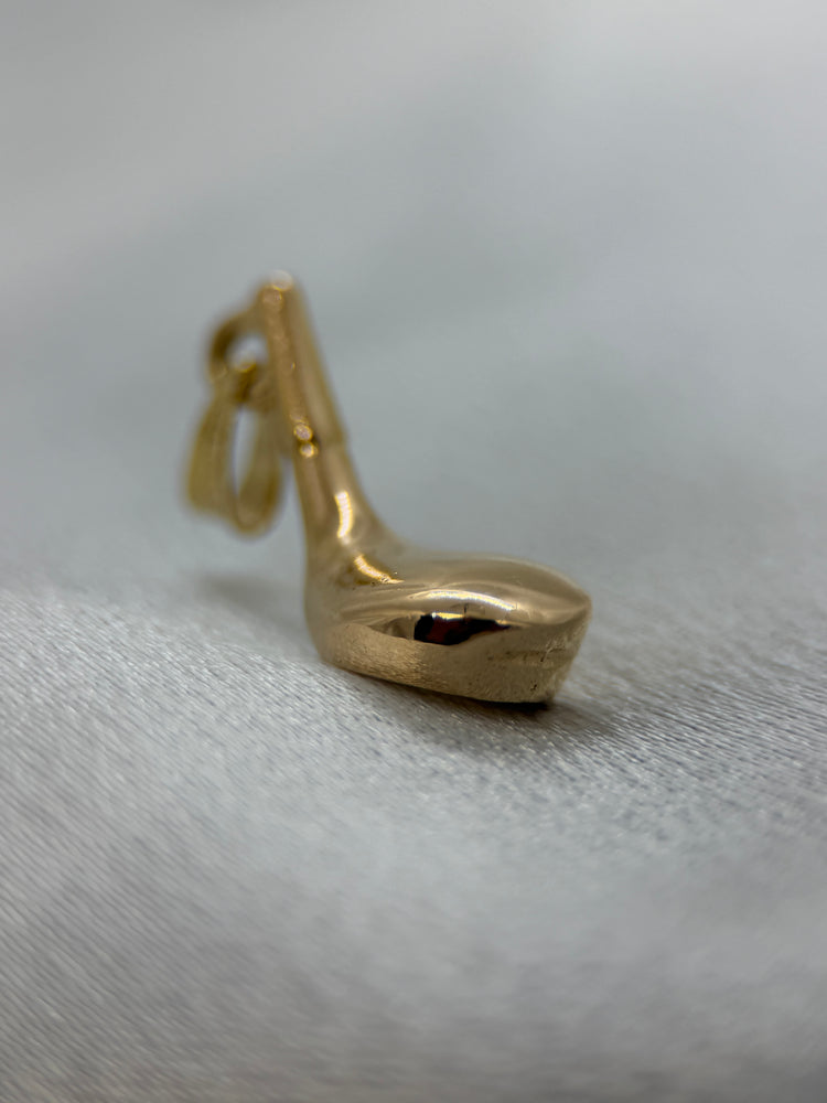 18K Pendant – Golf Club, 5.9g