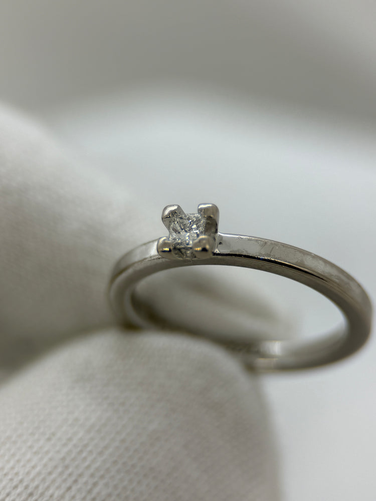18K Princess-Cut Diamond Ring – Schalins 'Seine', Size 50