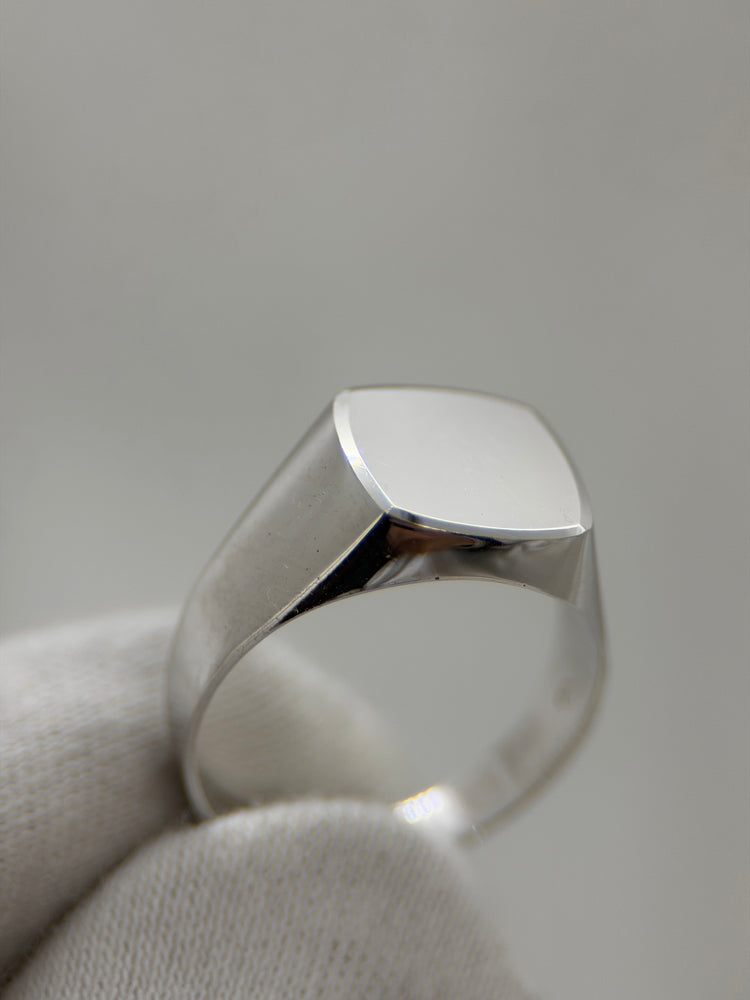 18K Vitguld Klackring – 3.7g, Storlek 54