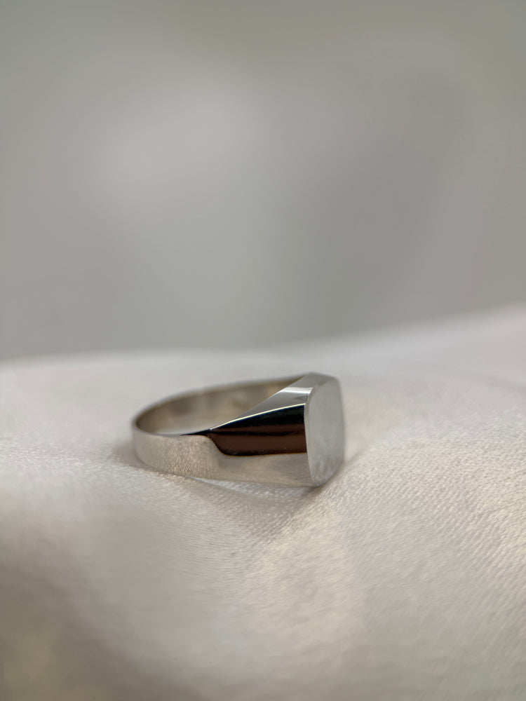 18K Vitguld Klackring – 3.7g, Storlek 54