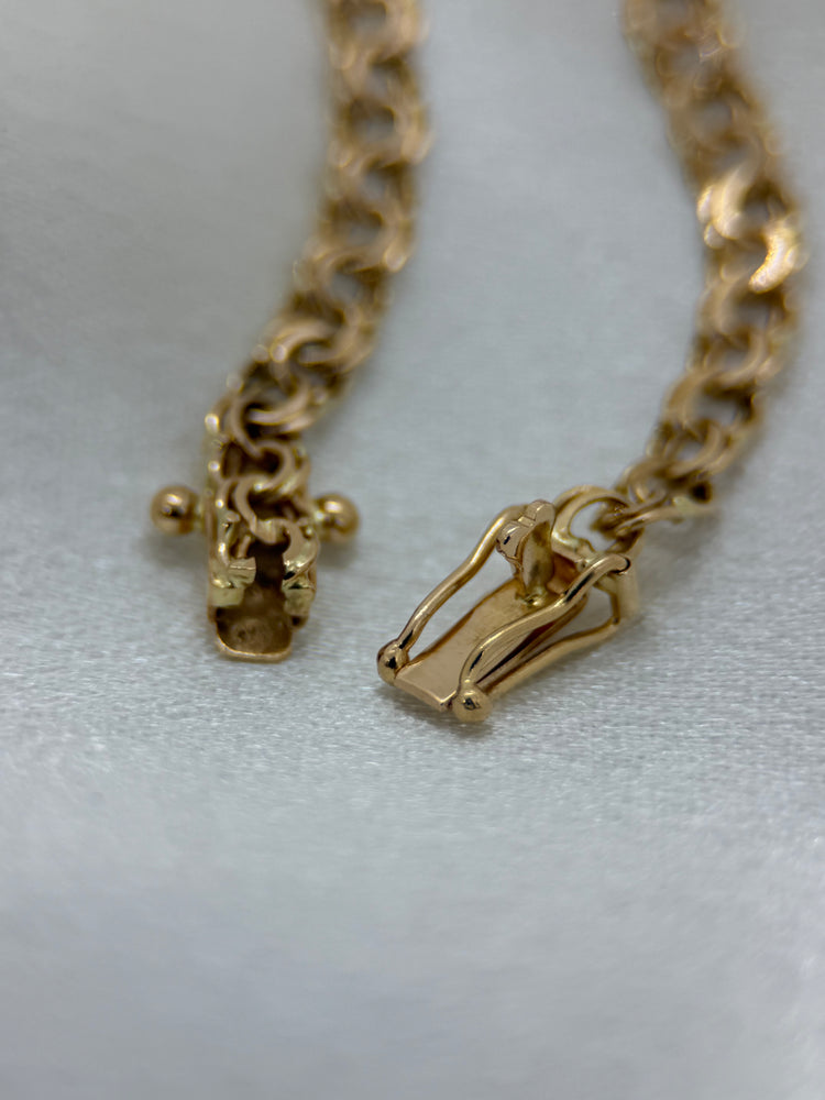 18K Bismarck-Link Bracelet – 4.5g, 18.5 cm