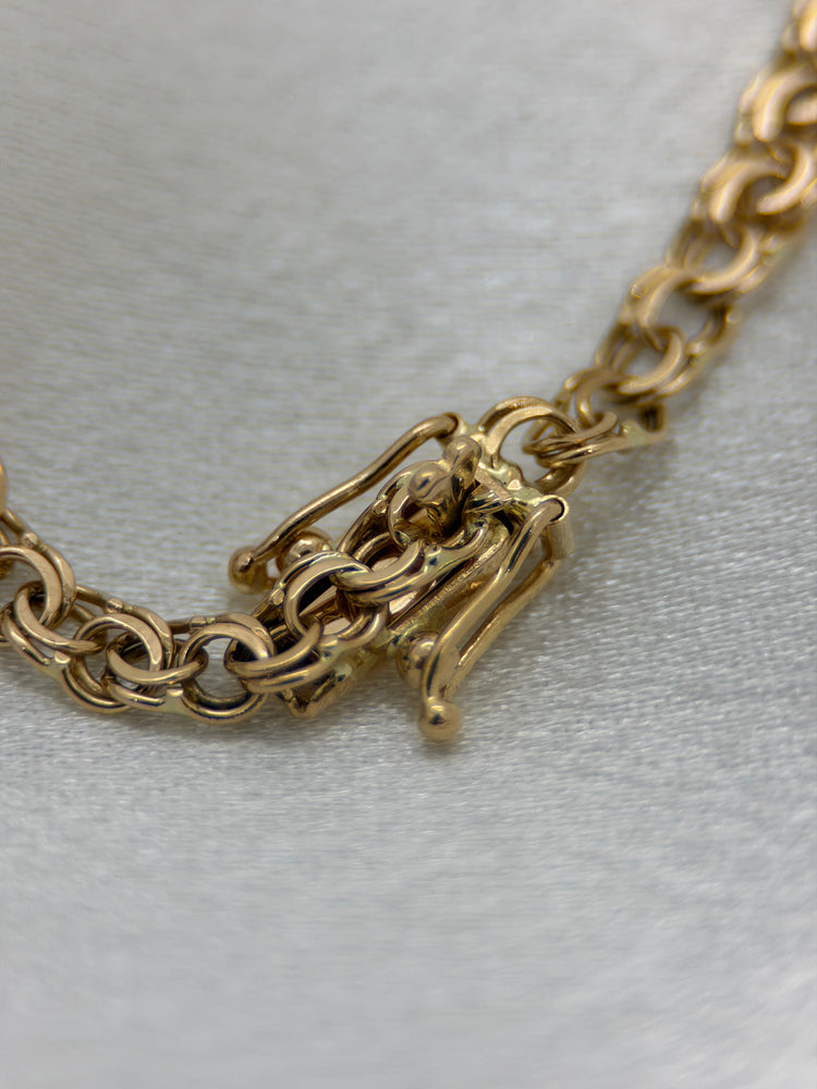 18K Bismarck-Link Bracelet – 4.5g, 18.5 cm