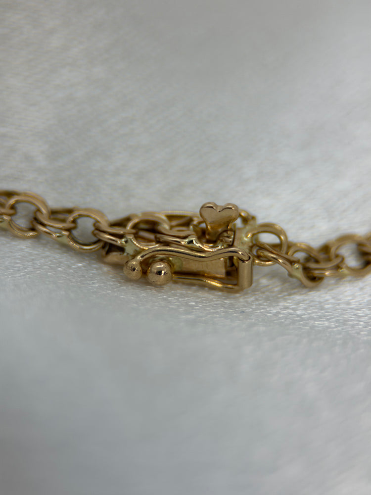 18K Bismarck-Link Bracelet – 4.5g, 18.5 cm