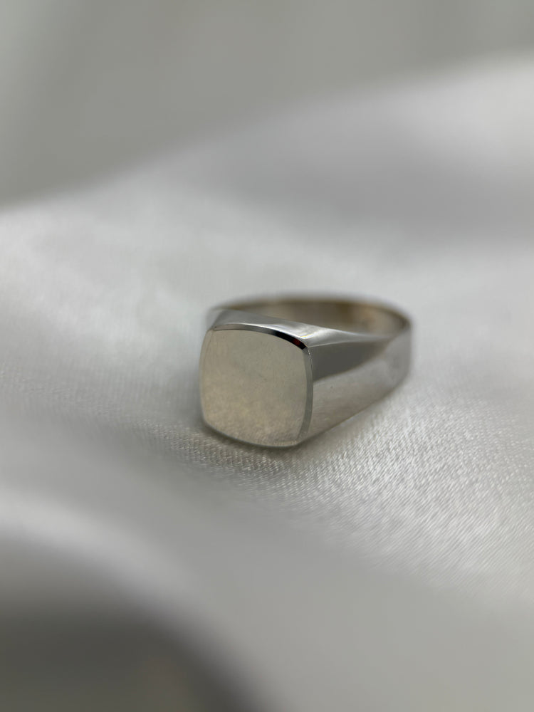 18K Vitguld Klackring – 3.7g, Storlek 54