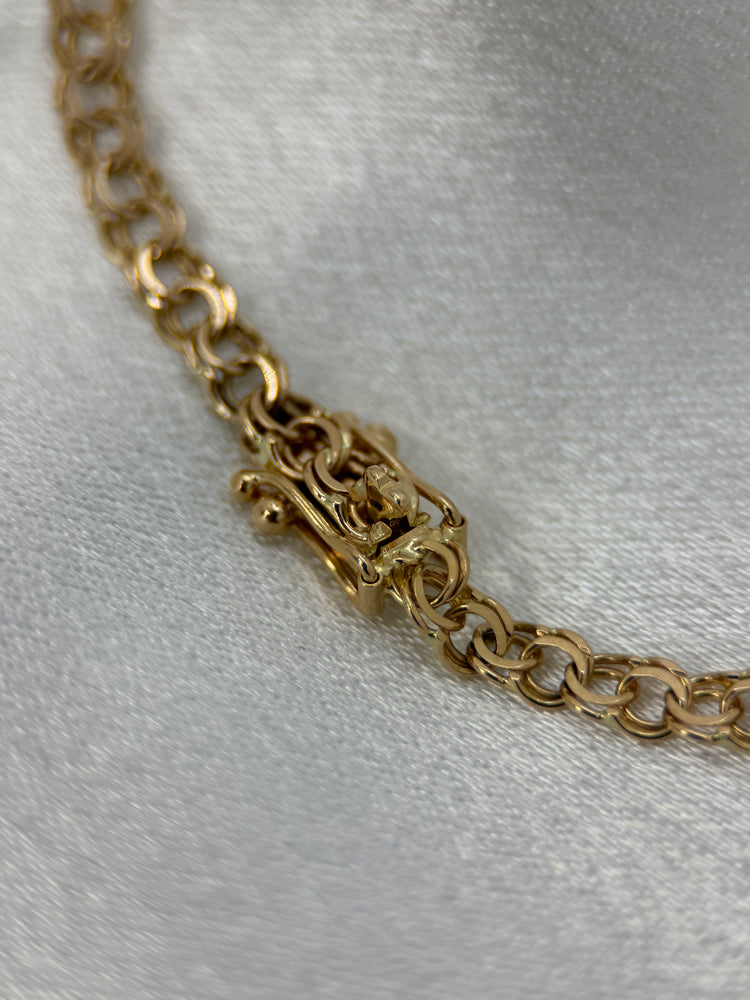 18K Bismarck-Link Bracelet – 4.5g, 18.5 cm