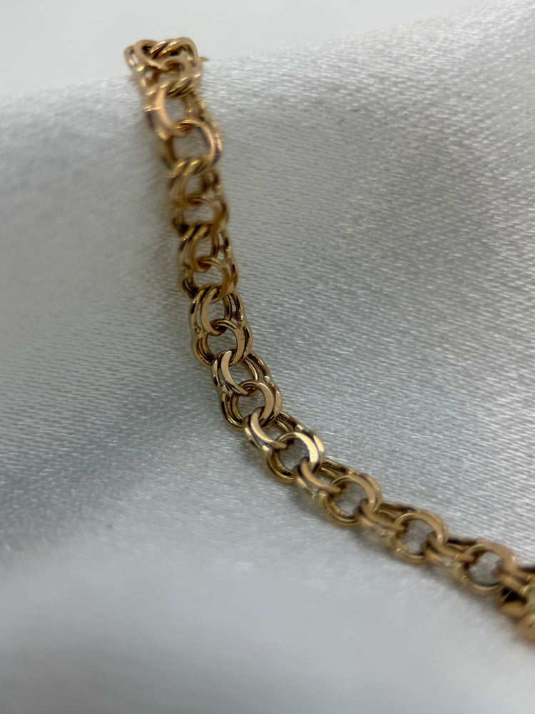 18K Bismarck-Link Bracelet – 4.5g, 18.5 cm