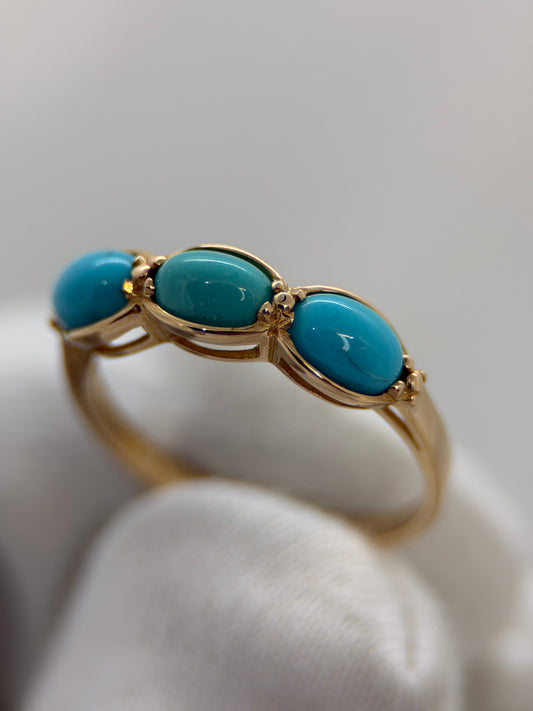 18KTurquoise Ring – Size 55.5