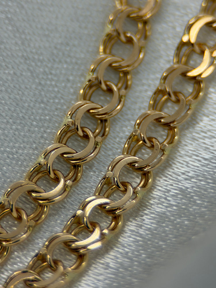 18K Bismarck-Link Bracelet – 4.5g, 18.5 cm