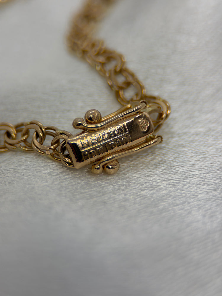 18K Bismarck-Link Bracelet – 4.5g, 18.5 cm