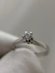 18K Diamond Single-Stone Ring – 0.20 ct, Size 53