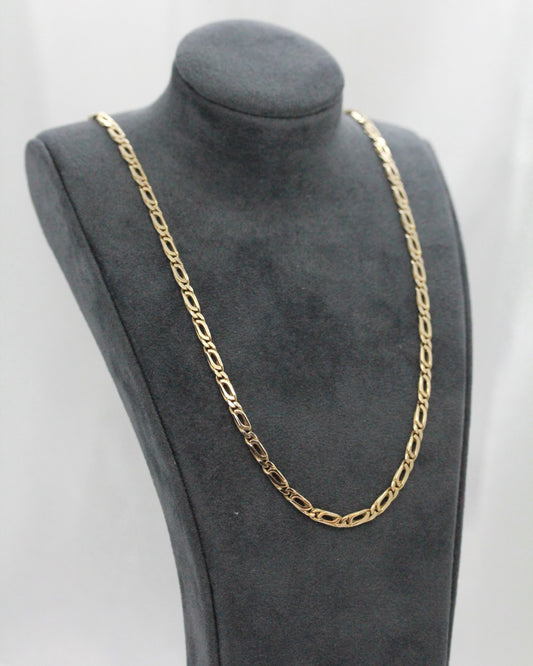 14K Fantasilänk Halskedja - 11,7 g 51 cm