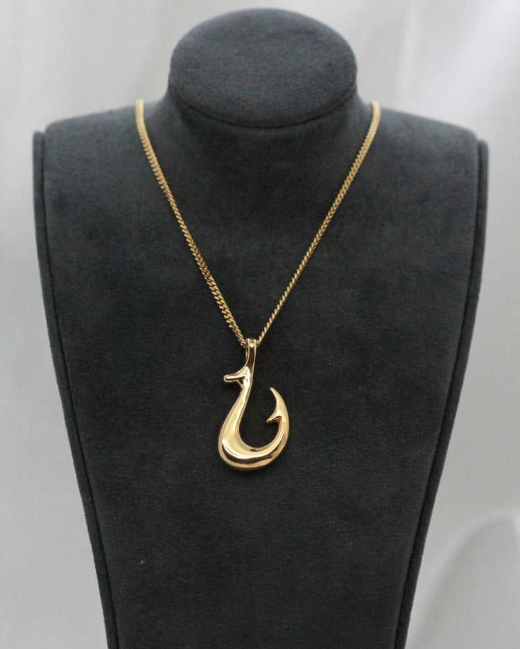 18K fiskkrokshänge - 7,2 g