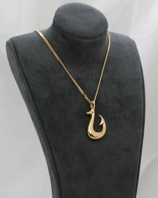 18K fiskkrokshänge - 7,2 g