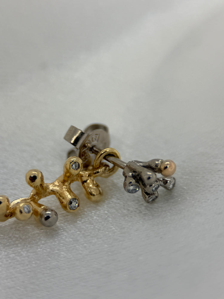 SANDBERGS: 18K diamantörhängen