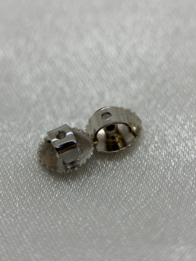 18K Diamantörhängen – Briljanter ca 0.10 ct styck, 18K vitguld