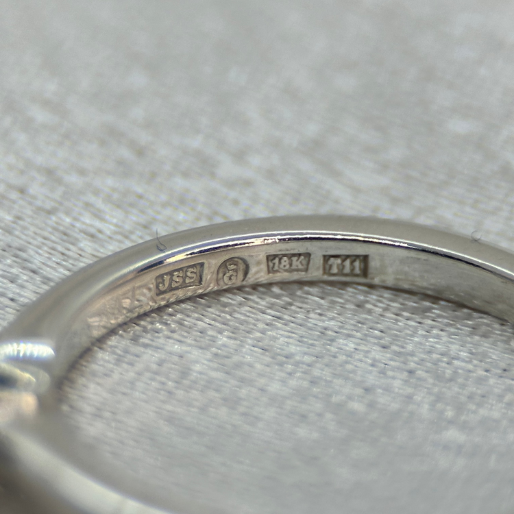 18K Enstensring 0.37 ct TWVS