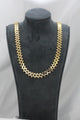 18K Staketlänk halsband – 23.4g, 42.5 cm