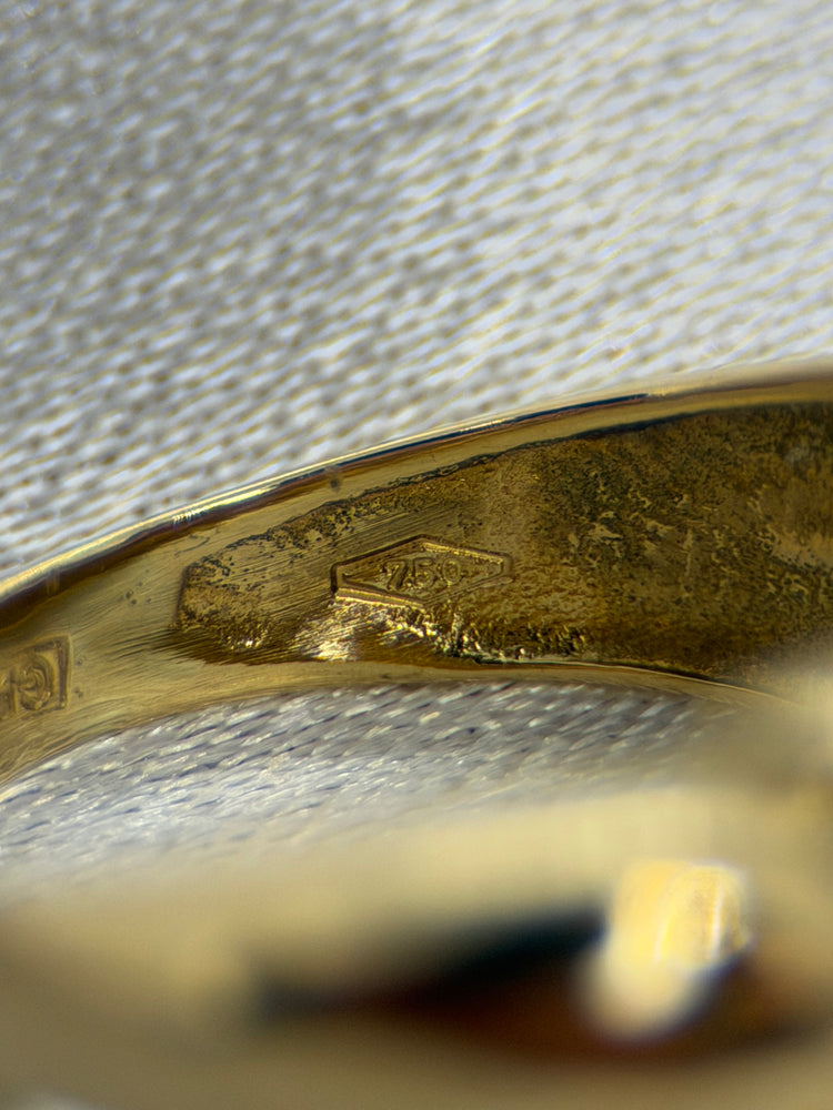 18K Genombruten Guldring – 4.0g, Storlek 53