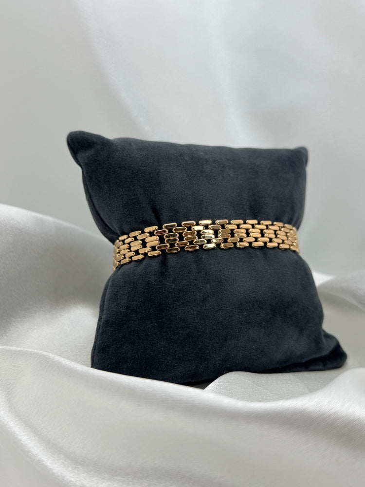 18K Korridorarmband – 28.6g, 18.5 cm