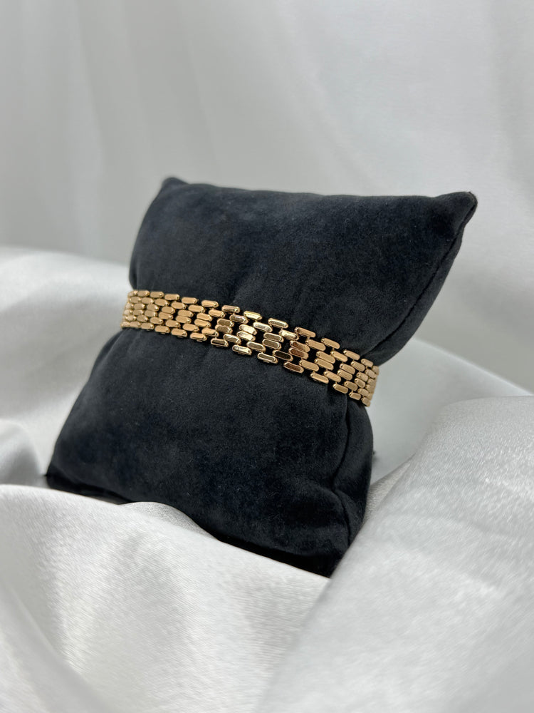 18K Korridorarmband – 28.6g, 18.5 cm