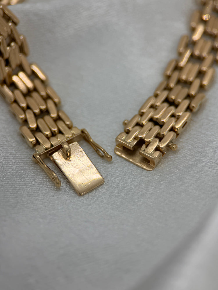 18K Korridorarmband – 28.6g, 18.5 cm