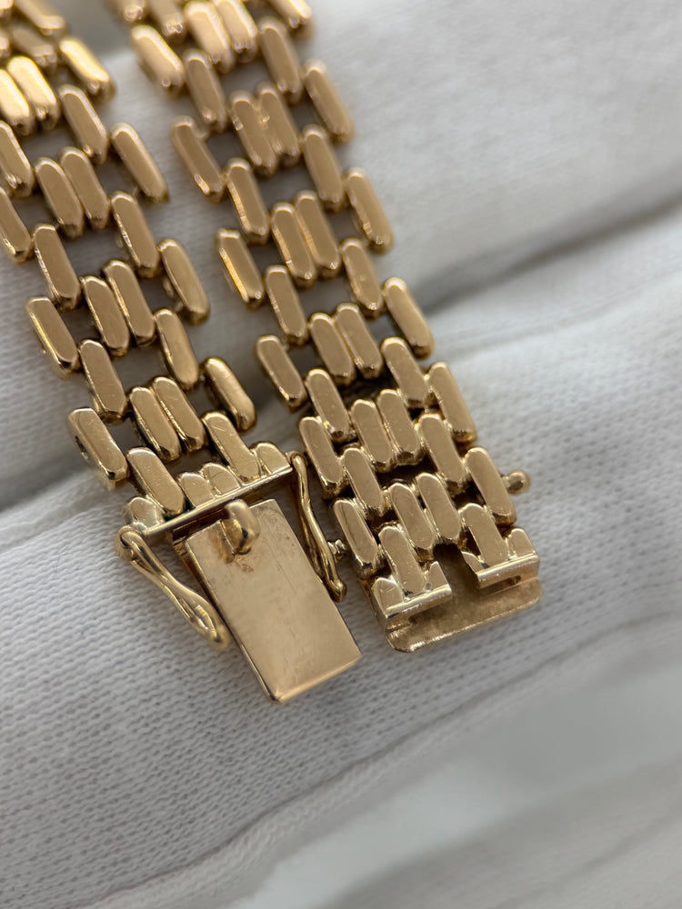 18K Korridorarmband – 28.6g, 18.5 cm