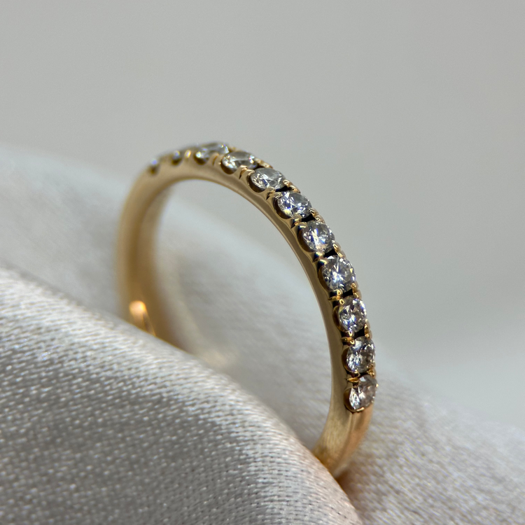 18K Halvalliansring 0.33 ct