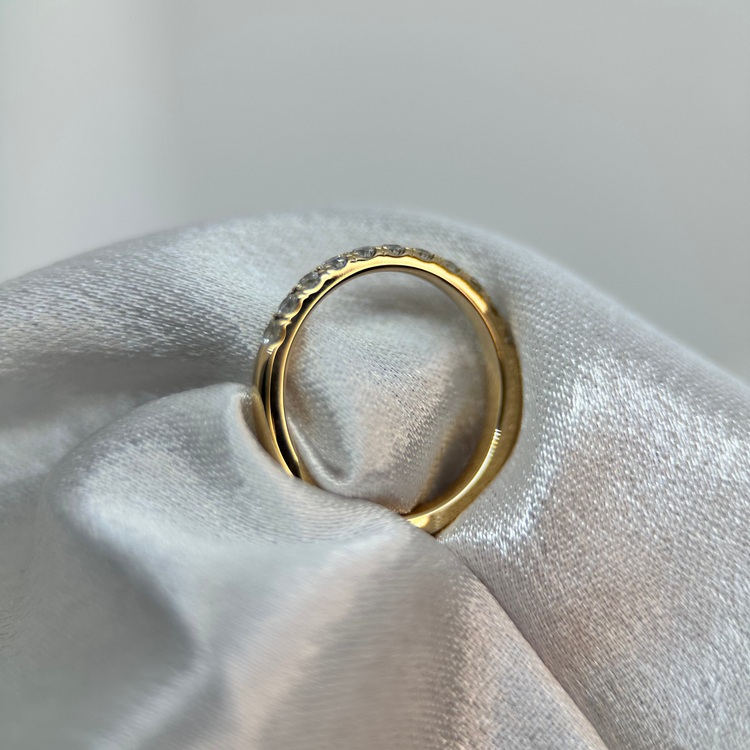 18K Halvalliansring 0.33 ct