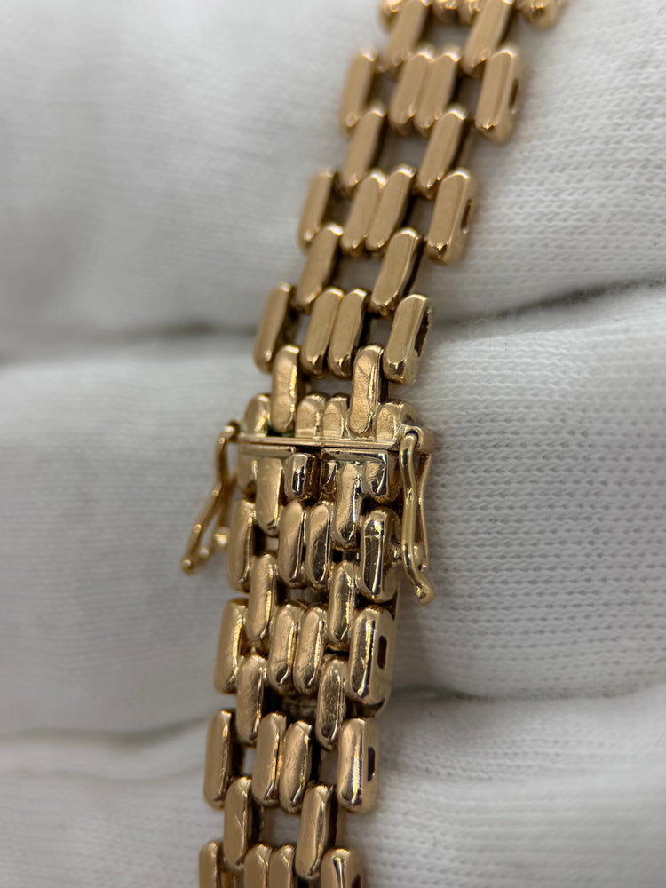18K Korridorarmband – 28.6g, 18.5 cm