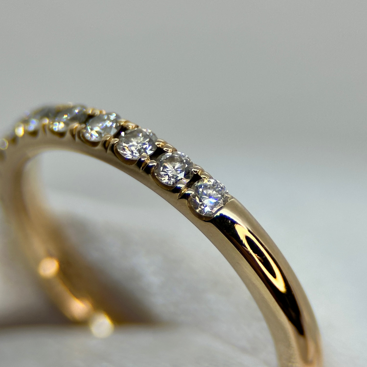 18K Halvalliansring 0.33 ct