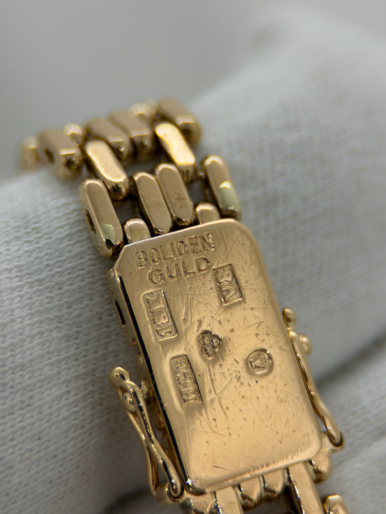 18K Korridorarmband – 28.6g, 18.5 cm