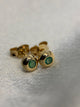 18K Emerald Earrings – 1.3g
