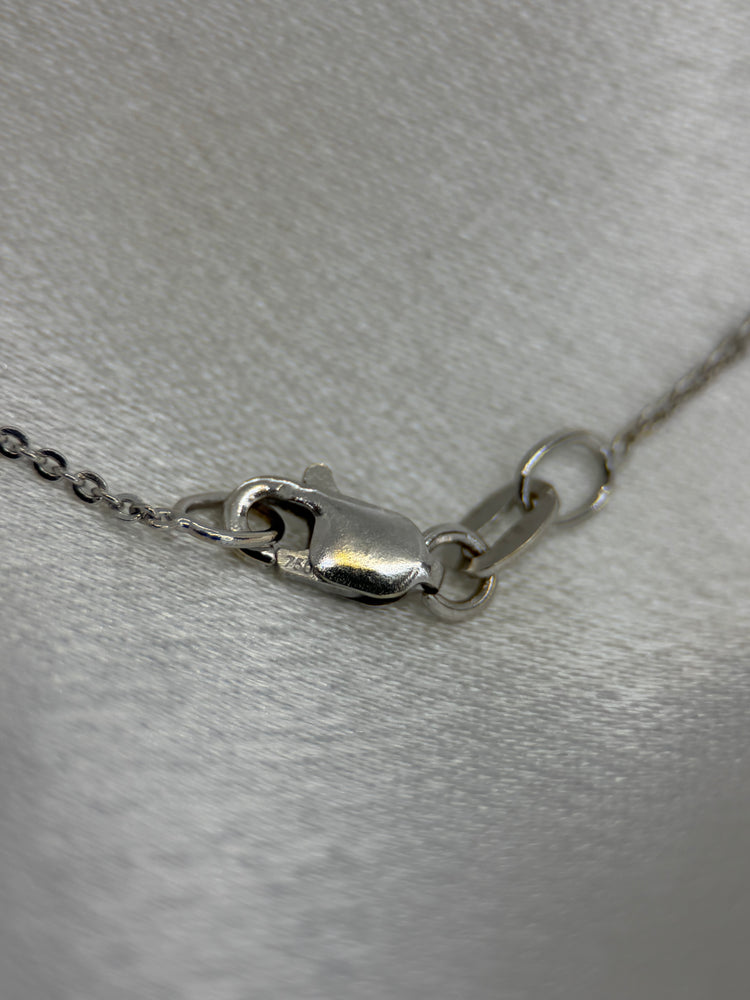 18K Diamantset – Hänge med halskedja & örhängen, 0.86 ct
