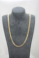 18K Pansarlänk halsband – 22.4g, 50 cm