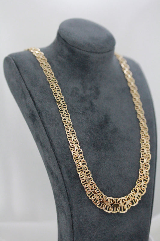 18K Halsband med X-länk – 21.0g, 45 cm