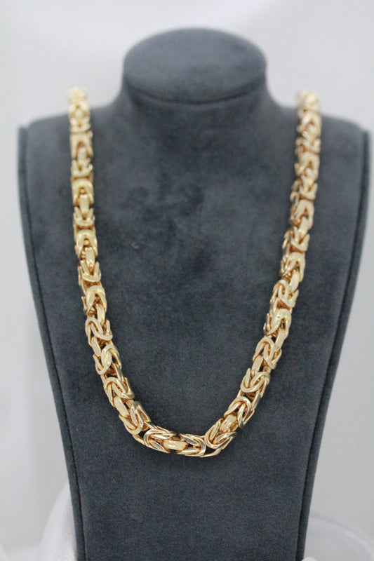 18K Kejsarlänk halsband – 101.8g, 51 cm