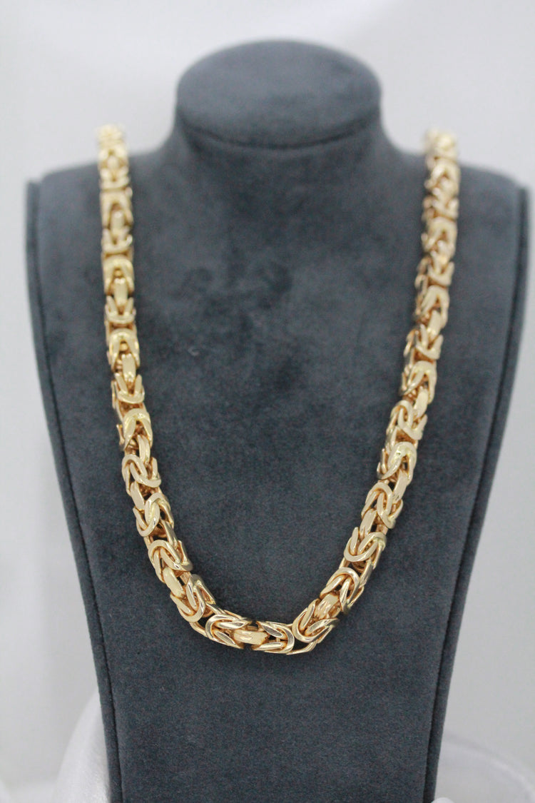 18K Kings Chain Necklace – 101.8g, 51 cm