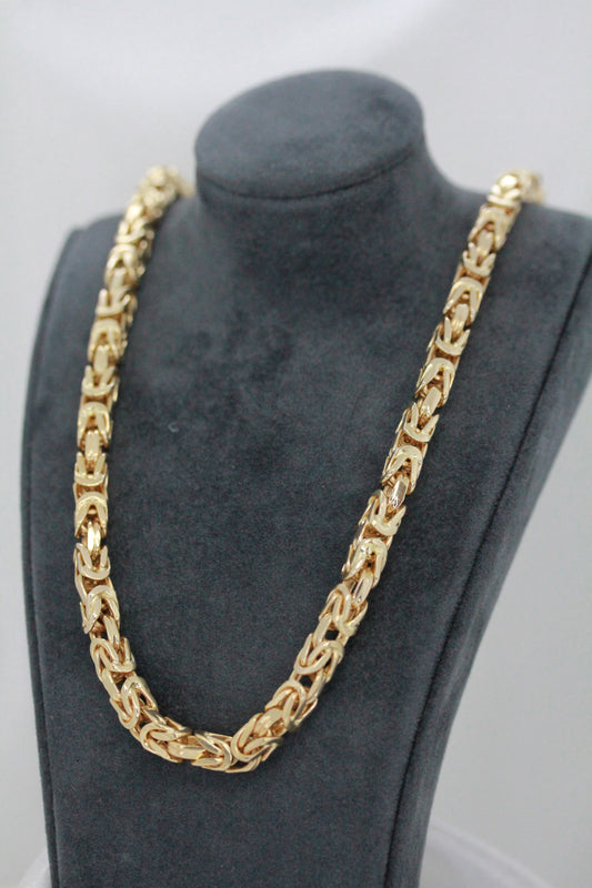 18K Kejsarlänk halsband – 101.8g, 51 cm