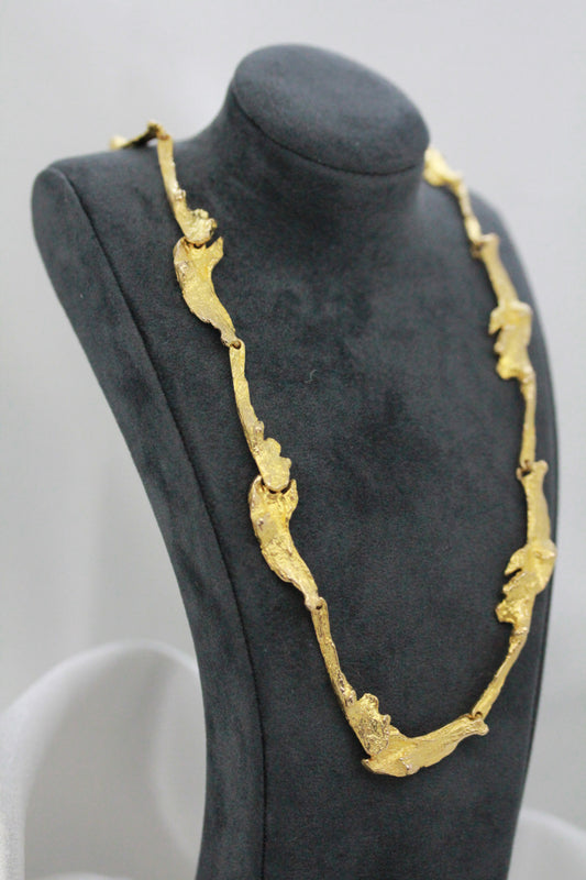 14K Lapponia Gold Necklace – 28.5g, 41 cm