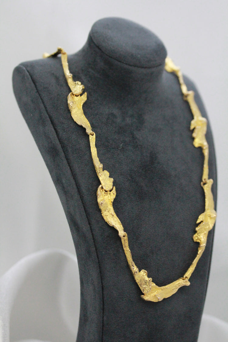 14K Lapponia Gold Necklace – 28.5g, 41 cm