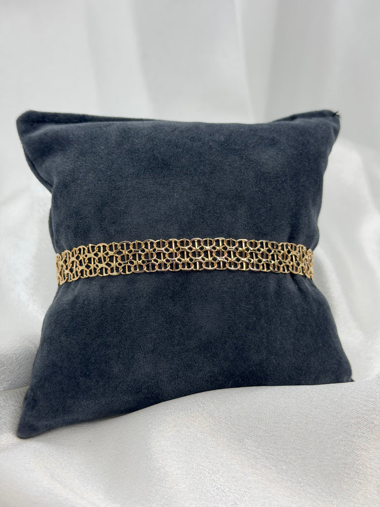 18K X-Link Gold Bracelet – 10.3g, 20 cm