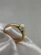 18K Cultured Pearl Ring – Size 56.5