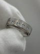 18K White Gold Diamond Wedding Band Ring – 0.25 ct, Size 53