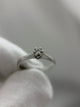 18K Solitärring med diamant – 0.08 ct, Storlek 48.5