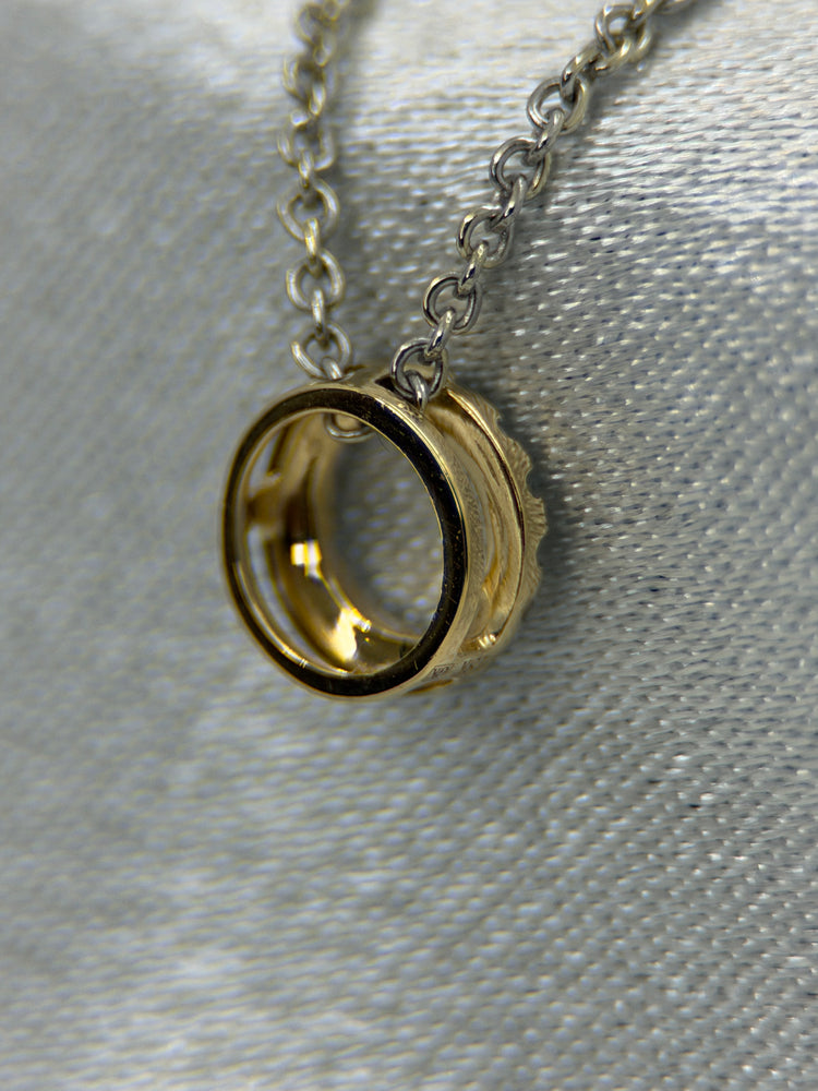 18K Diamanthänge med halsband – 0.15 ct, 42–45 cm