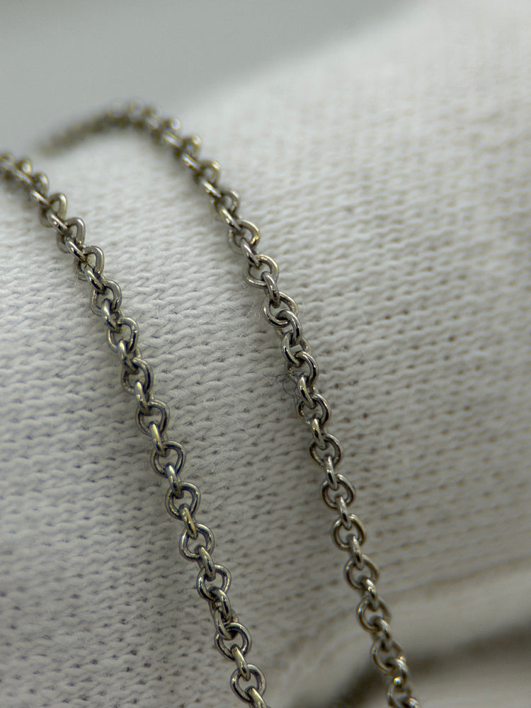 18K Diamanthänge med halsband – 0.15 ct, 42–45 cm